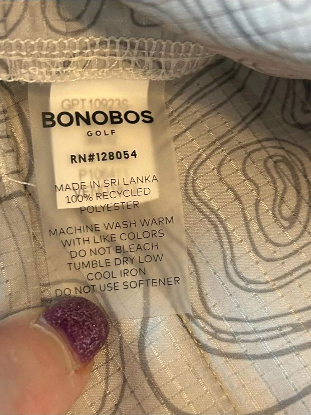 Bonobos Golf Pants Men’s 38x32 “Coconut Milk” Color Slim Fit Performance Stretch